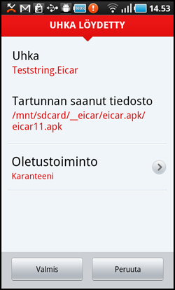 2. Tuoteaktivointi Kun asennus on tehty, ESET Mobile Security on aktivoitava. Napauta ESET Mobile Security päänäytössä Aktivoi nyt.