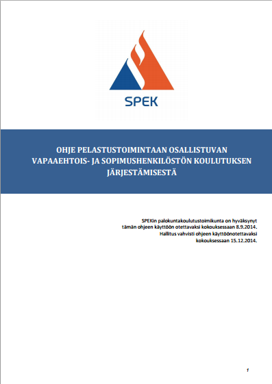 Ohje koulutuksen järjestämisestä Voimassa 1.