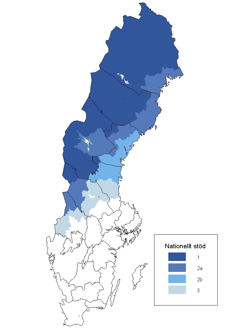 6.8. Ruotsin tuki- ja valvontajärjestelmän tarkempi tarkastelu Tukijärjestelmän rakenne Ruotsin tukijärjestelmä koostuu tilatuesta, LFA-tuesta, ympäristökorvauksista ja kansallisista tuista.