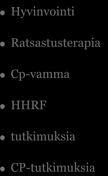 esityksen rakenne Hyvinvointi