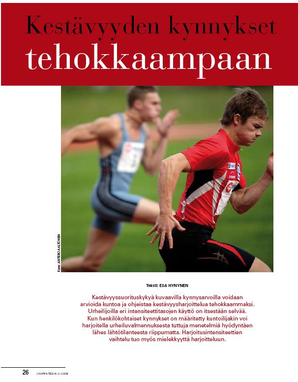 Lukemistoa Liikunta & Tiede 46, 2-3, 2009 www.motivon.fi/index.