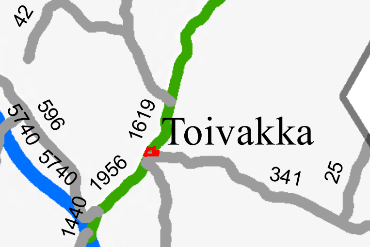 FCG SUUNNITTELU JA TEKNIIKKA OY Kaavaselostus 16 (52) Kuva 7: Liikennemäärä 2013 / Liikennevirasto.