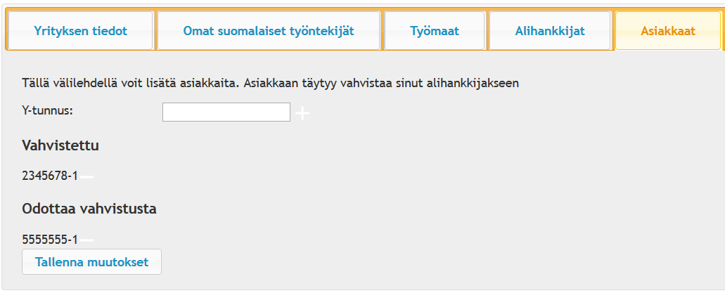 Vuokratyöntekijän tietojen muokkaminen tai poistaminen Voit muokata tai poistaa vuokratyöntekijöiden tietoja selaamalla luettelossa kyseisen työntekijän kohdalle ja avaamalla tiedot nimeä