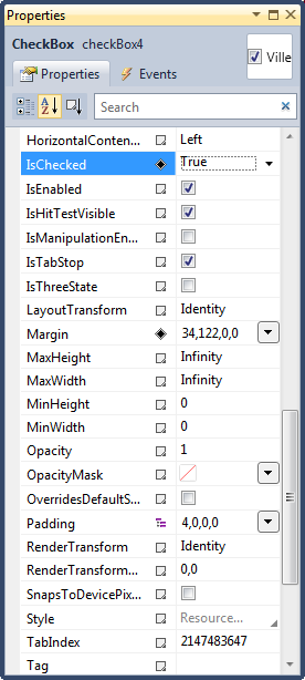 Muuta nyt button1_click metodi seuraavaksi: private void button1_click(object sender, RoutedEventArgs e) string tulos=""; //huomaa, että joudutaan antamaan alkuarvo if ((bool)checkbox1.