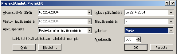 MSProject 2002 6/32 Valitse hiirellä yksittäisiä päiviä, joita muokkaat muokkaat tai napsauta esim. M, jos haluat muokata kaikkia maanantaipäiviä.