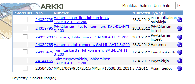 Maanmittauslaitos PIKAOHJE 1 (9) ARKKI JÄRJESTELMÄN KÄYTTÖOHJE KTJ SELAINTIETOPALVELUN KÄYTTÄJILLE 1 Yleistä ARKKI -järjestelmään arkistoidaan sähköisesti Maanmittauslaitoksen