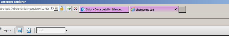 Linkit Linkit avautuvat eri tavoin Linkki on avautunut samalla välilehdellä kuin Intra = Intra löytyy linkin takaa Peruuta käyttämällä murupolkua Linkki on avautunut uudelle välilehdelle = Intra