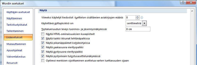 KR TT- koulutuskiertue Oulu - 10.12.2008 Office Kimmo Rousku 56 Näytä kaikki ikkunat tehtäväpalkissa.