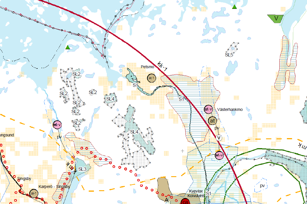Sivu 10 Kaava-alue sijaitsee kohdealueella: Vaasan kaupunkiseutu (kk-1) Merkinnän kuvaus: Merkinnällä osoitetaan Vaasan seudun yhtenäisen yhdyskuntarakenteen aluetta, joka muodostaa maakuntakeskuksen