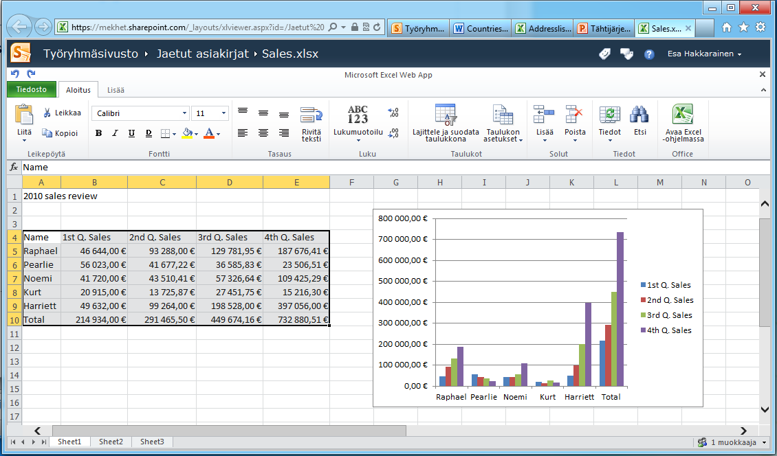 Excel Web