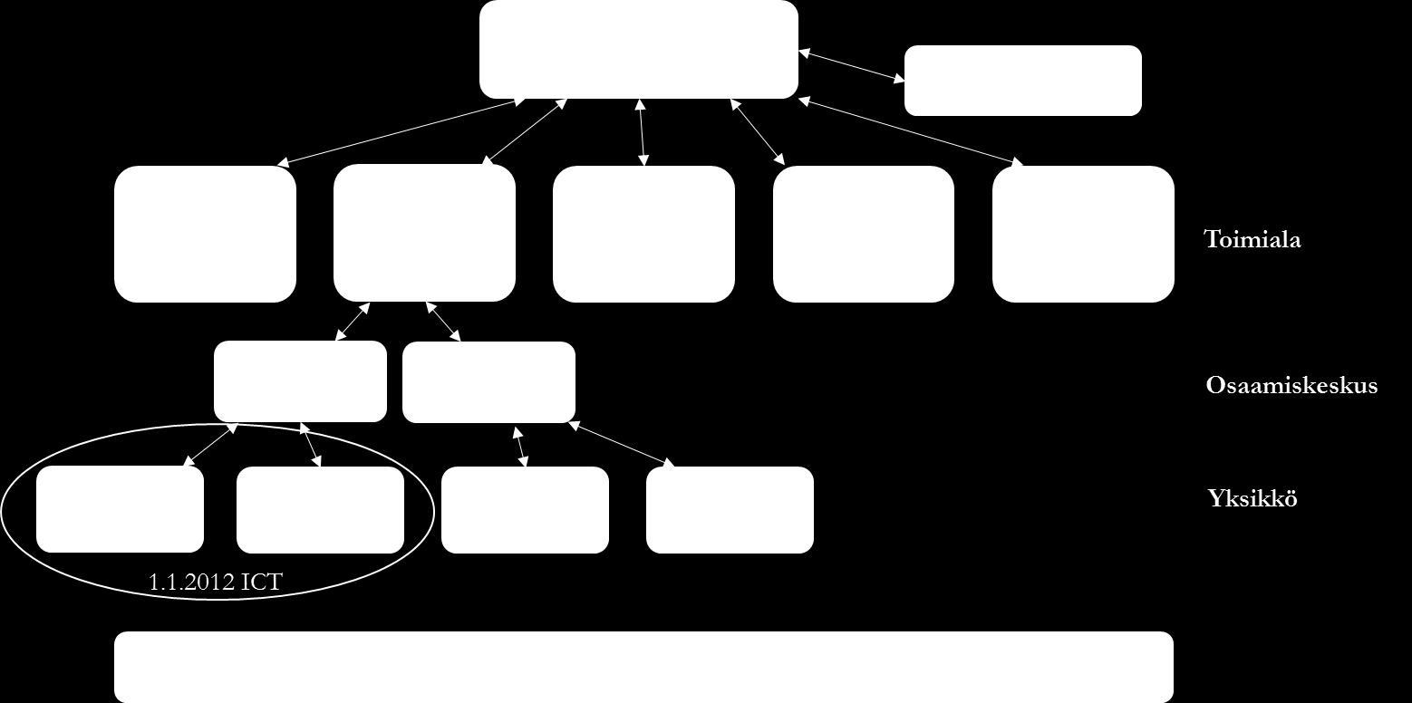 Kuvio 13. Organisaatiokaavio 4.