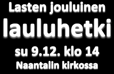 klo 16, jolloin hiljennytään hetkeksi Joulun ihmeen odotukseen. Helianthuksen heleät äänet ja tummuva ilta toivottavat seimen lapsen terve tulleeksi kaupunkiin.