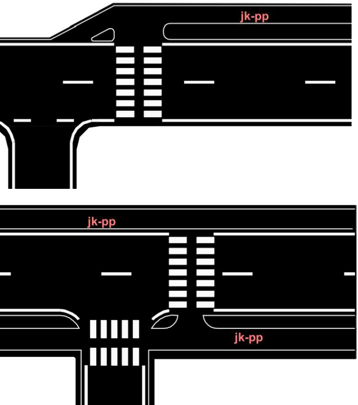 Liikenneviraston ohjeita xx/2013 105 Kaksisuuntaisen pyörätien jatkeen vähimmäisleveys Kuva 135. Esimerkki jalankulku- ja pyöräilyväylän alku- ja loppupään merkinnästä (Liikennevirasto 2013).