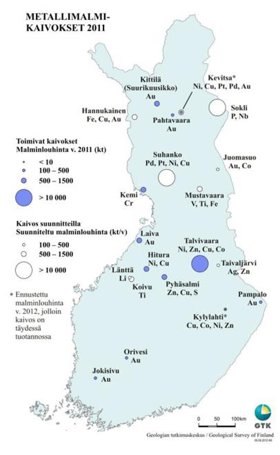 Suomen kaivosteollisuuden kasvu syntyy Itä- ja Pohjois- Suomessa Kaivannaisteollisuus on yksi Itä- ja Pohjois-Suomen merkittävimmistä tulevaisuuden kasvualoista.