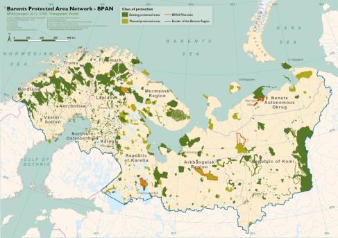 BPAN BPAN-hanke tukee edustavan suojelualueverkoston perustamista Barentsin alueelle boreaalisen ja arktisen luonnon suojelemiseksi.