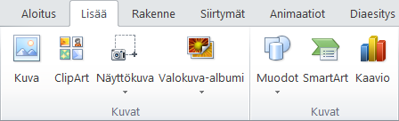 PowerPoint 2010 s. 9/23 Tavallisesti esitys etenee esittäjän määräämässä tahdissa, joten säilytetään rasti kohdassa Napsautettaessa hiirellä. 4.