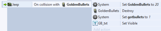 24 5.8 Golden Bullets ja Pisteet Lisätään Golden bullets (kultaiset luodit) keräiltäväksi esineeksi. Se ilmestyy kentälle joka 21 sekunti ja katoaa kentältä joka 20 sekunti, jos sitä ei poimi.