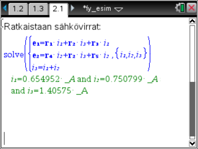 TI-Nspire CX CAS kämmenlaite fysiikan YO-kokeessa Fysiikan ja kemian kokeessa laskin on myös tärkeä apuväline. TI-Nspire CX CAS laskimen vahvuuksia ovat luonnontieteiden yksiköt ja vakiot.