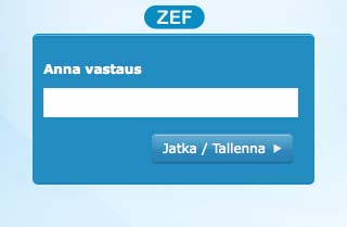 4.2.5. Monivalintakysymys ZEF Arviointikone. Käyttöohje. Monivalintakysymyksen vaihtoehdot määritetään samalla tavalla kuin vaihtoehtokysymyksessä.