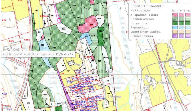 hoitotöitä suoritetaan lähialueilla noin 5 10 vuoden sisällä.