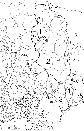 22 Aiemmin Raja-Karjala oli saanut juuri teollisuustoiminnan kautta venäläiset yhteisöt, kun Pitkärantaan ja Suojärven Karatsalmen kylään (Annantehtaan rautaruukki) tuotiin paljon venäläisiä maaorjia.