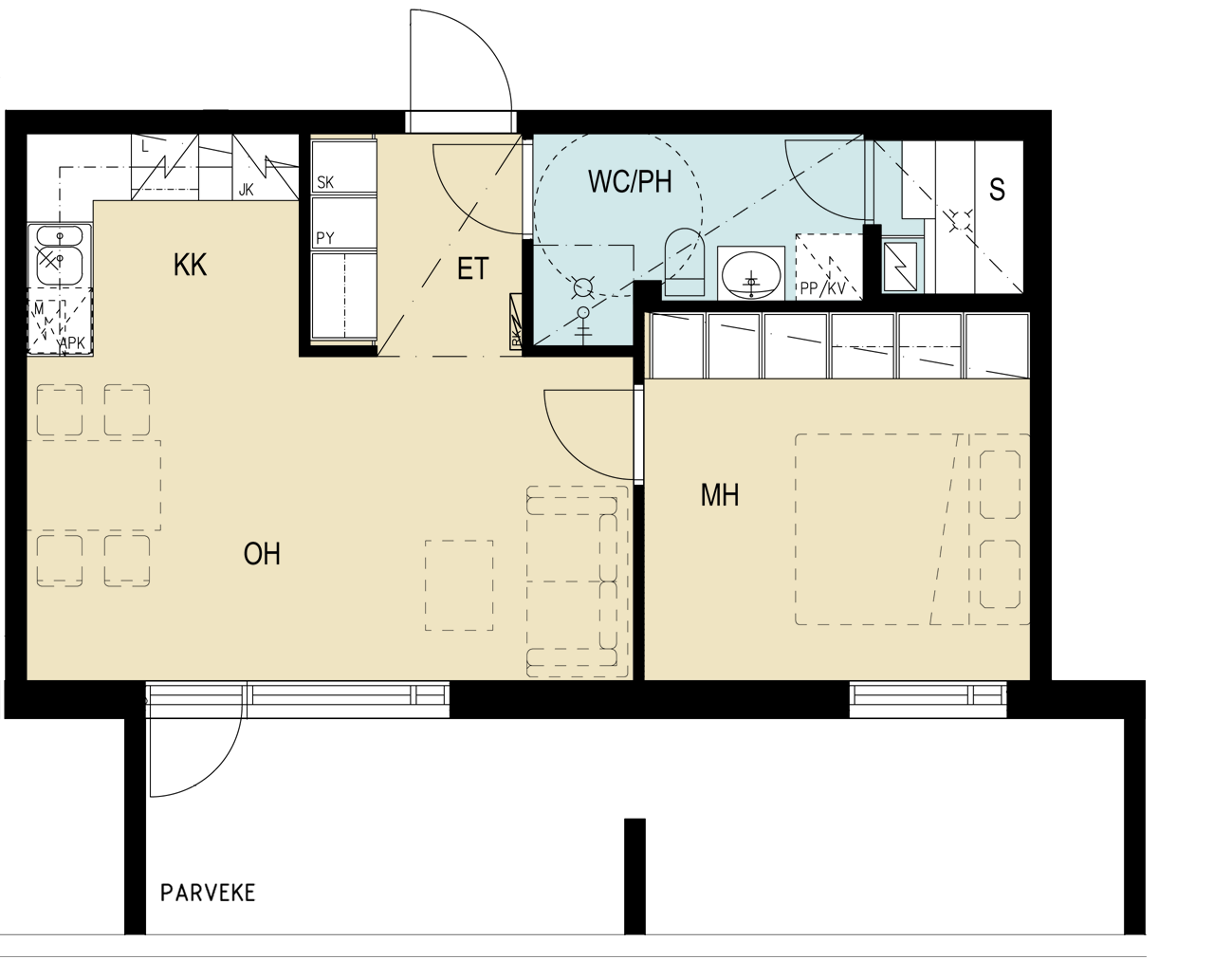 2H+KK+S / 2R+KV+B 44,0 m 2 (1. krs/vån) + 43,5 m 2 (2. krs/vån) A3 1.krs / 1.vån A10 2.krs / 2.vån B3 1.krs / 1.vån B9 2.krs / 2.vån P 0 1 2 3 4 5 1/100 ALUSTAVA / MUUTOKSET MAHDOLLISA.