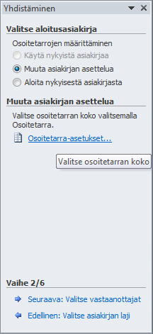 Tarrat Tarratoiminto on hyvä tapa saada aikaan osoitetarroja. Voit tuottaa toiminnolla joko samansisältöisiä tai muuttuvia tarroja, joissa osoitetiedot haetaan tietokannasta.