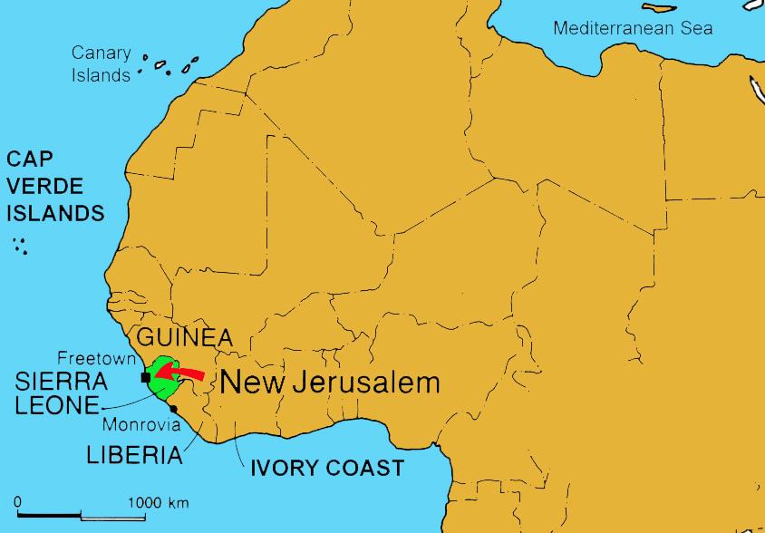 UUSI JERUSALEM Sierra Leone (1792) Uskonnollinen ja