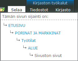 3 2 Käyttöliittymä 2.1 Valintanauha Tässä luvussa esitellään Pajan työtilojen käyttöliittymä.