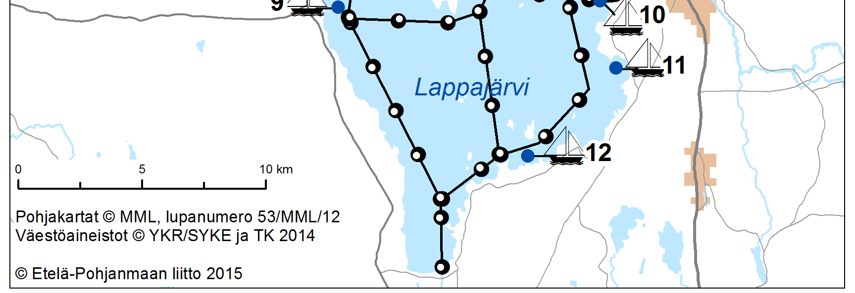 2.2 Evijärven ja Lappajärven satamat Kuva 1. Evijärven ja Lappajärven venesatamat.