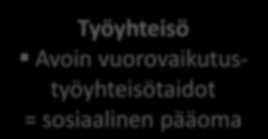 8 3.2 Kokonaisvaltainen työhyvinvointimalli Kokonaisvaltaisen työhyvinvointimallin lähtökohta on voimavarakeskeinen. Mallissa on yhdistelty eri tieteenaloilta saatua tietoa.