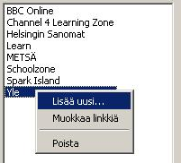 TUNTISUUNNITELMA Voit tehdä tuntisuunnitelman/esityssuunnitelman oppitunnista LynX- ohjelman avulla.