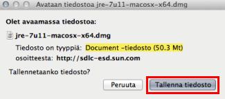Javan asennustiedoston lataaminen ja Javan asentaminen Javan asennustiedoston lataaminen www.java.