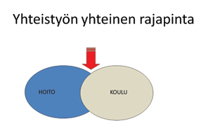 oma tonttinsa ja toisaalta yhteinen ja yhdessä määritelty rajapintansa. 3) Erillisen yhteistyön malli, jolloin yhteistyötä tehdään vain ohuella rajapinnalla ja tarvittaessa.