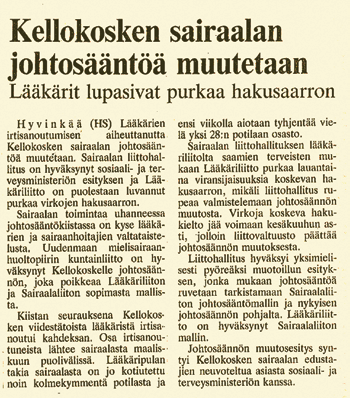 tasa-arvokehitystä.