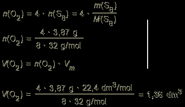 9 Kemialliset reaktiot Yo-tehtäviä ratkaisuineen, Pietarsaaren lukio A 2 H2 S(g) + 3 O 2 (g) 2 SO 2 (g) + 2 H 2 O(l) siis 1,5 O 2 -molekyyliä.