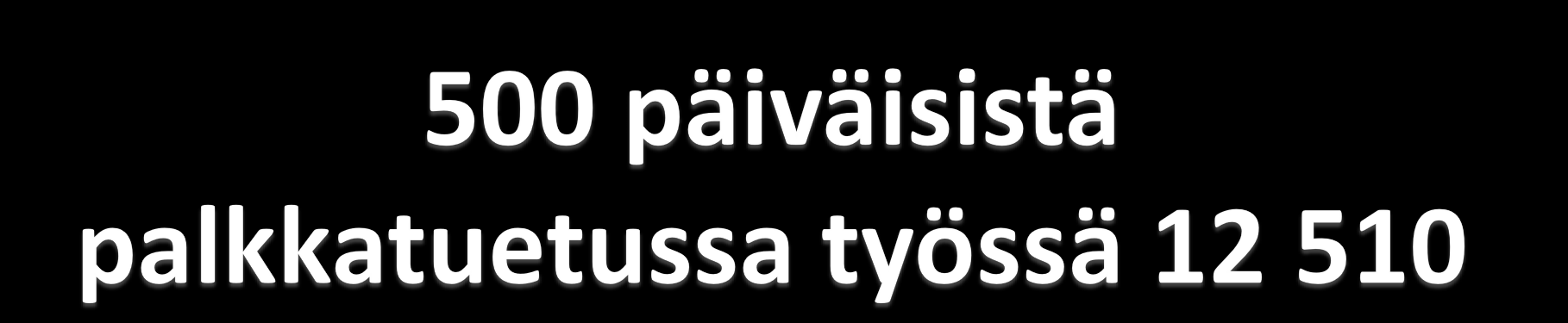 Yrityksiin sijoittui 2 758 Kuntiin ja kuntayhtymiin 3 600 Muihin yksityisen sektorin yhteisöihin 6 063 Yrityksiin työllistyneistä noin 10 prosenttia on sosiaalisten