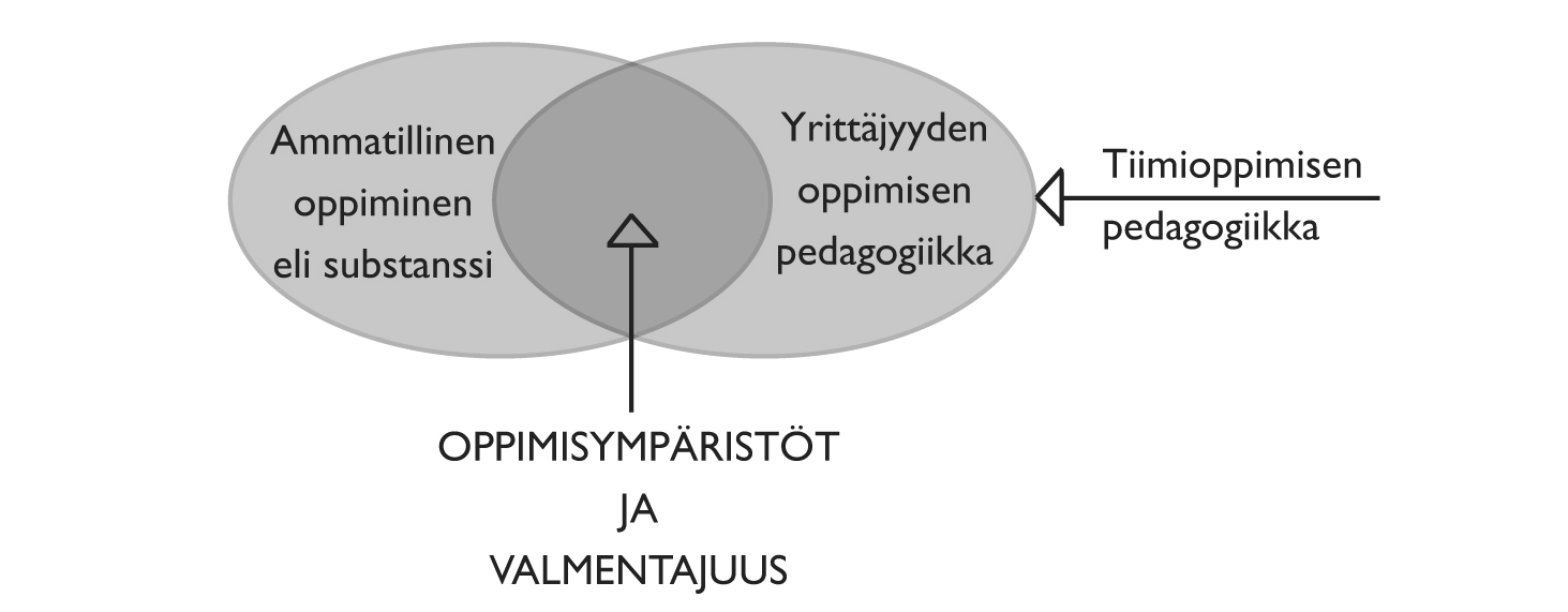 82 päristöjä, joissa yrittäjänä oppiminen ja toimiminen voivat kukoistaa.