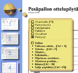 Kun ottelu päättyy niin vielä on laitettava: Päättymisaika.