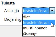 Valitse Yleistä-välilehti (kuva yllä) 2. Valitse tulostin ja klikkaa Ominaisuudet-painiketta valitaksesi esim. paperikoon, paperin suunnan ja tulostuslaadun 3.