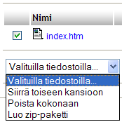 HUOM! Vältä tiedostonimissä skandinaavisia kirjaimia ja välilyöntejä. Tiedostonimet kannattaa pitää lyhyinä, jotta sovellus osaa käsitellä tiedostoja.