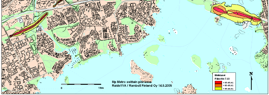 Ruoholahti-Matinkylä metron/raideyhteyden ympäristövaikutusten