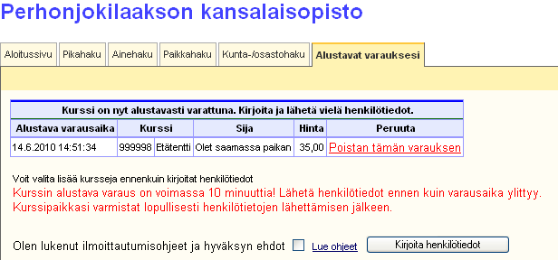 OHJEET NETTI-ILMOITTAUTUMISEEN Mene opiston nettisivulle https:/www.opistopalvelut.