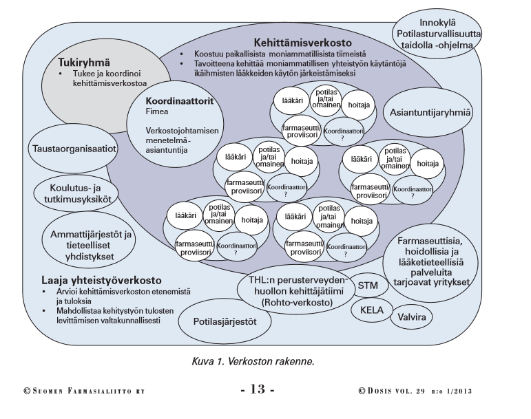 FIMEA: Moniammatillinen verkosto ikääntyvien lääkehoidon järkeistämiseksi (Mäntylä ym.
