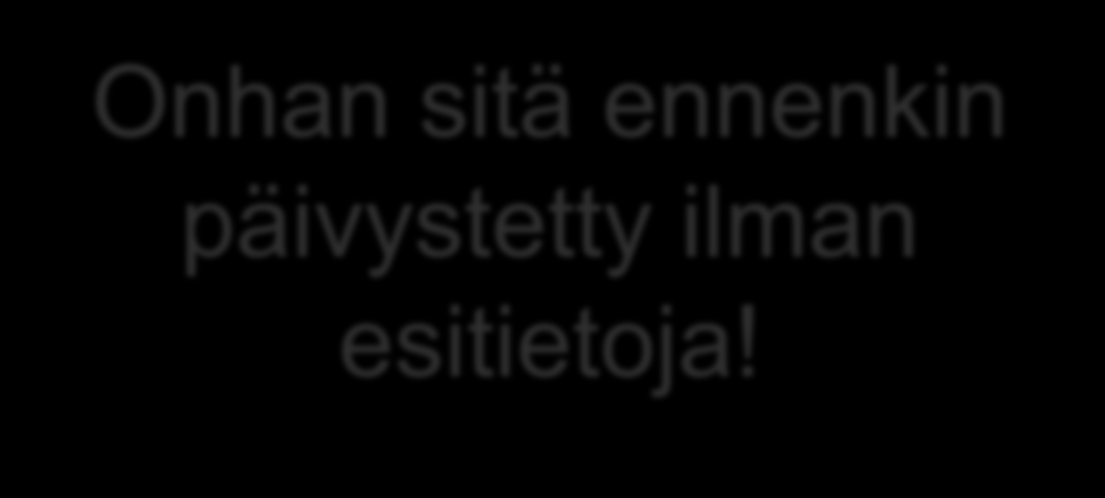 Ratkaisu on monessa yhteispäivystyspisteessä myös