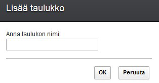 Lukujen muotoileminen 3. Nimeä taulukko ja valitse OK. Luvun ulkoasu voi olla erilainen kuin soluun kirjoitettu varsinainen arvo. Ulkoasu vaihtelee numeromuodon mukaan.