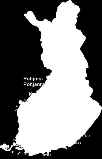 PPSHP 2014-29 jäsenkuntaa - 403 555 as. (31.12.2013) - 11 as / km2 - Oulu 193 798 as. - Hailuoto 999 as.