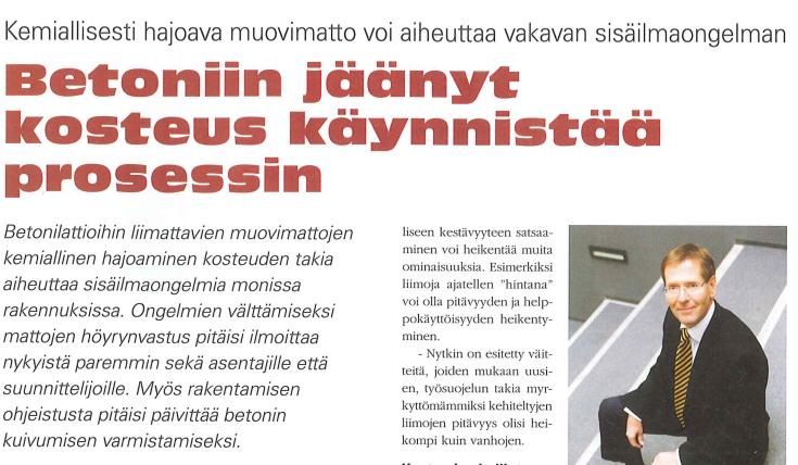 Taloussanomat 17.2.2011 Rakennuslehti 17.11.2011 Aamulehti 6.8.2011 Väri ja pinta 1/2012 