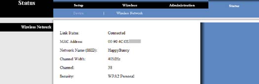 Administration (Valvonta) > Upgrade Firmware (Laiteohjelmiston päivitys) Tässä näytössä voit päivittää medialiittimen laiteohjelmiston.