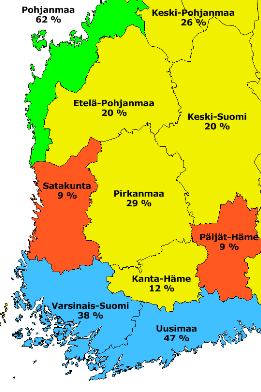 Kuviot: Viestintävirasto, https://www.viestintavirasto.fi/tietoatoimialasta/tietoatarjonnastajahinnoista/internetpalvelut/ nopeidenyhteyksiensaatavuus.html Kuvio 12.